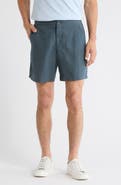 Nordstrom Flat Front Linen Shorts