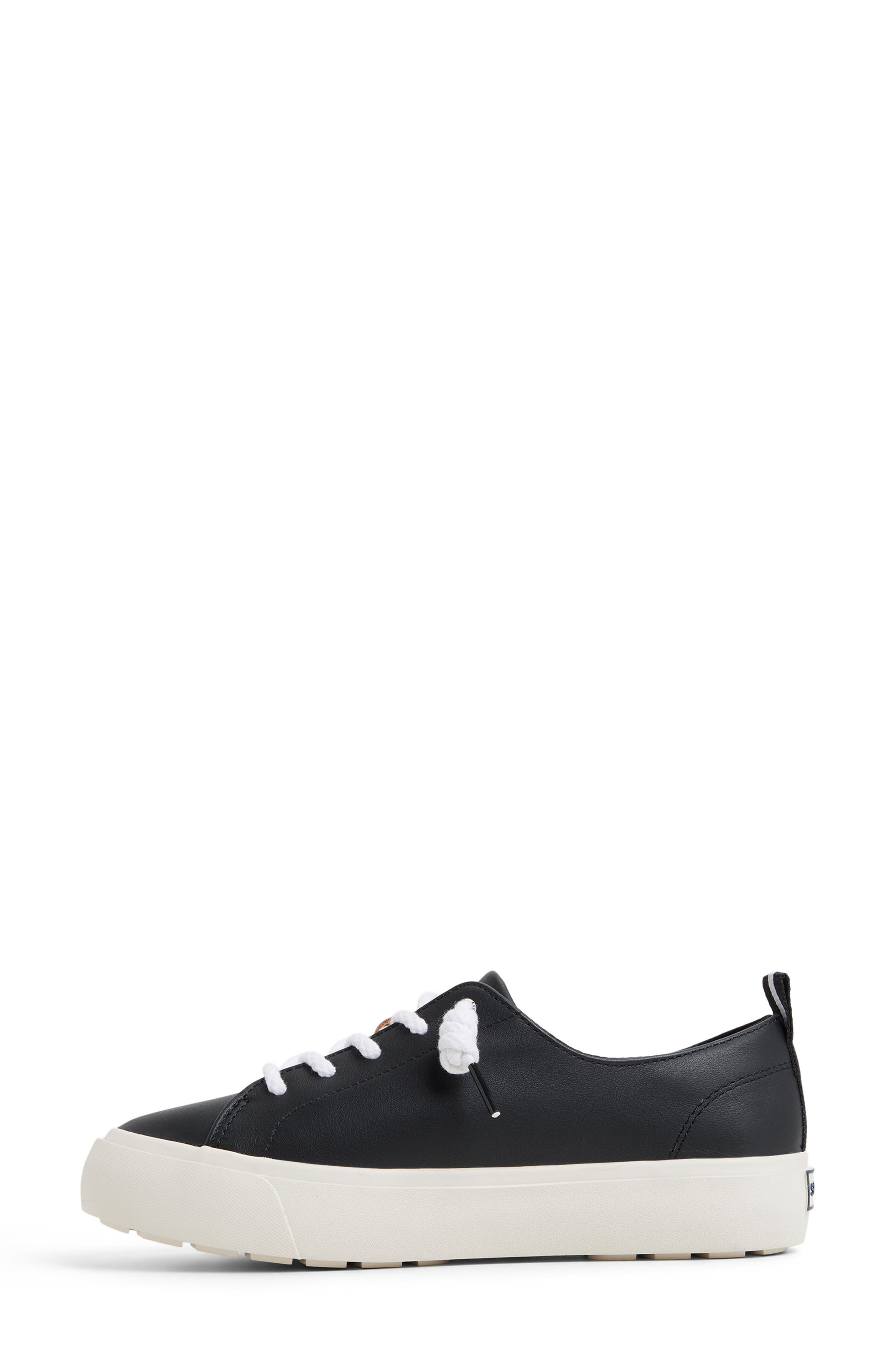 SPERRY TOP-SIDER<sup>®</sup> Cove Lace-to-Toe Sneaker, Alternate, color, Black