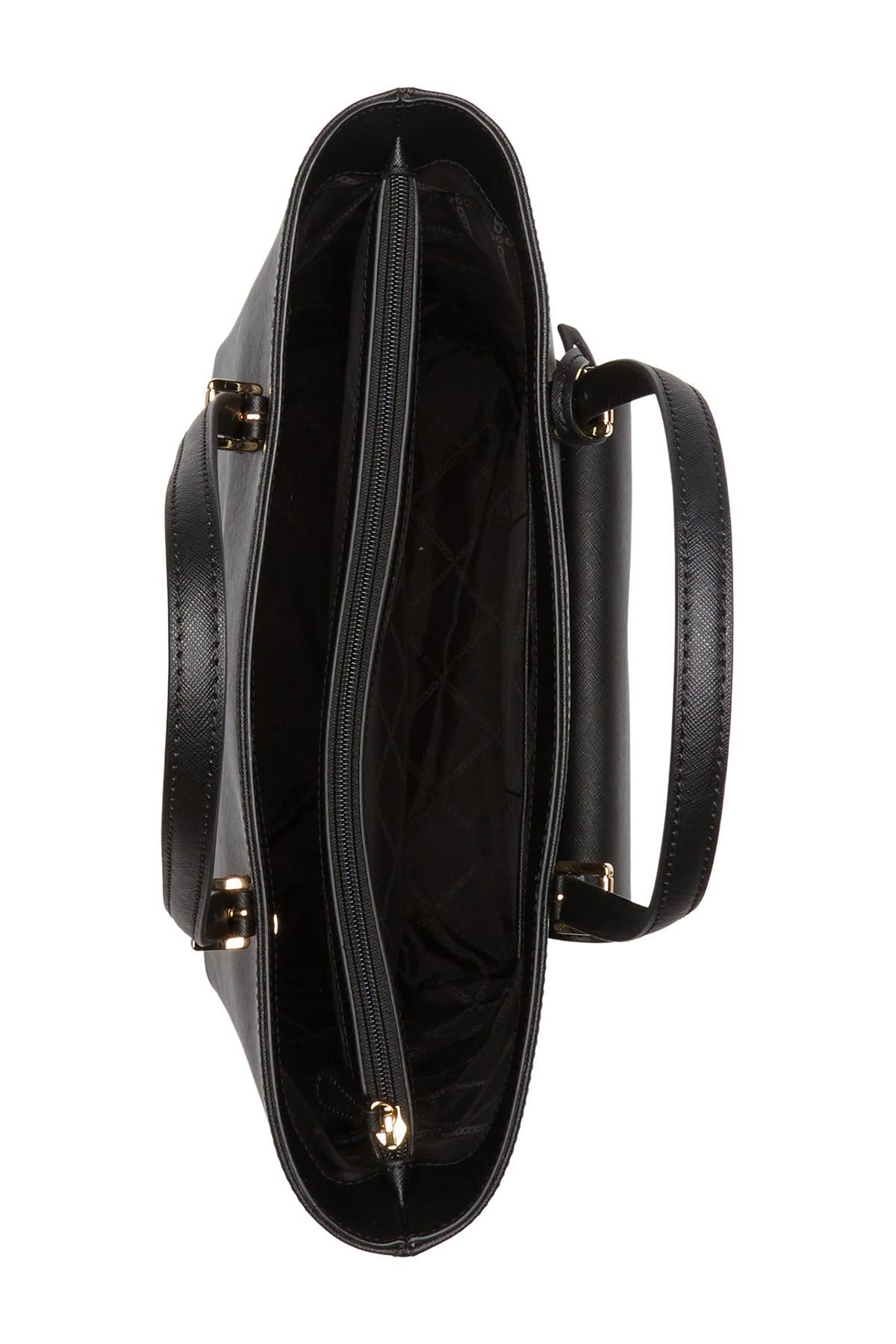 Michael Kors Jet Set Large Leather Pocket Tote Bag, Alternate, color, 