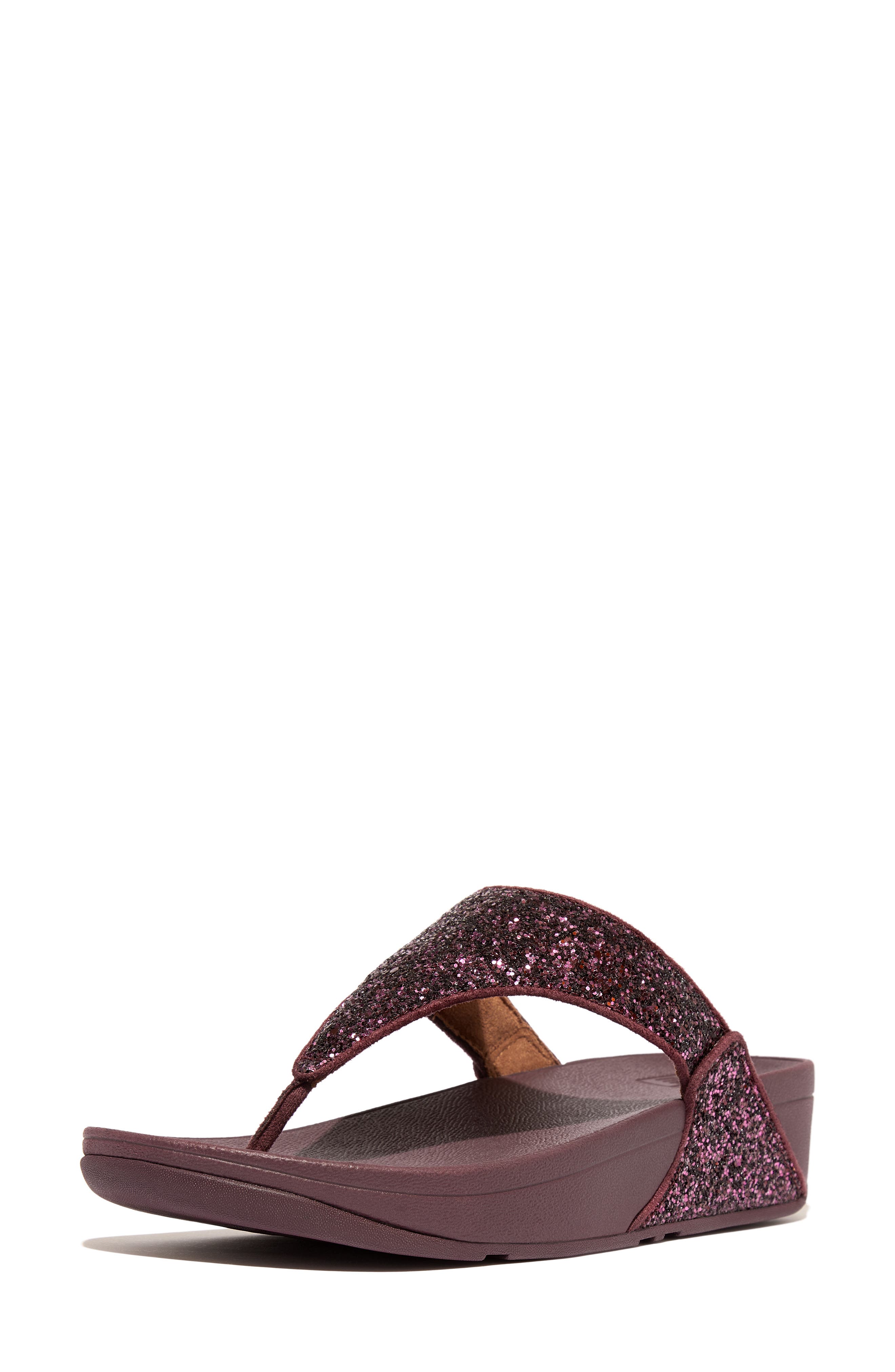 FitFlop Lulu Embellished Platform Wedge Flip Flop, Alternate, color, 