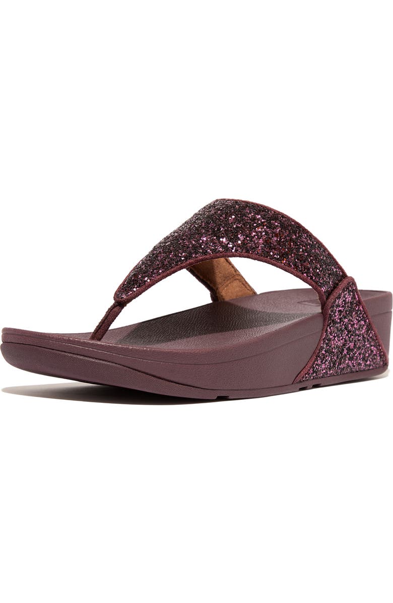 FitFlop Lulu Embellished Platform Wedge Flip Flop, Alternate, color,