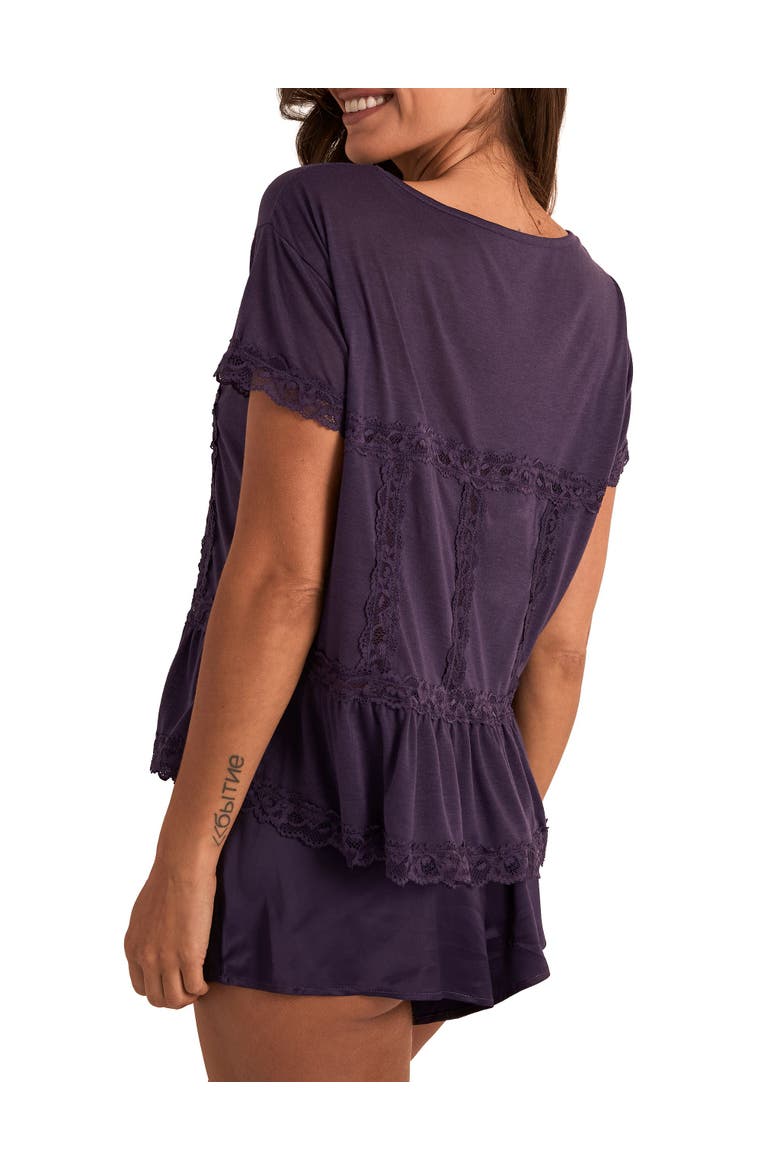 Patrice Pajama Set, Alternate, color, Dark purple