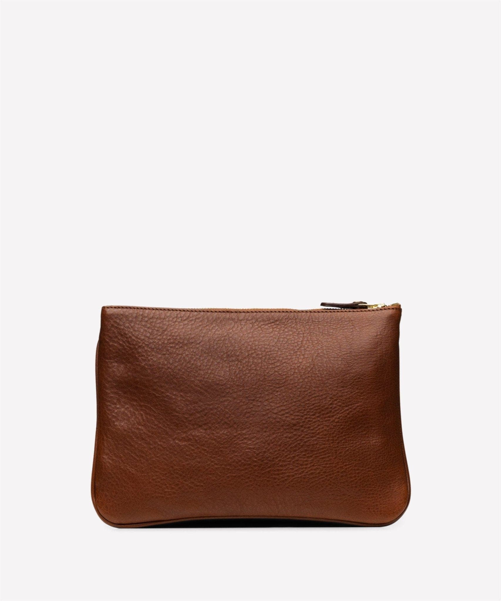 Pouch II No. 64, Alternate, color, Vintage Chestnut Leather