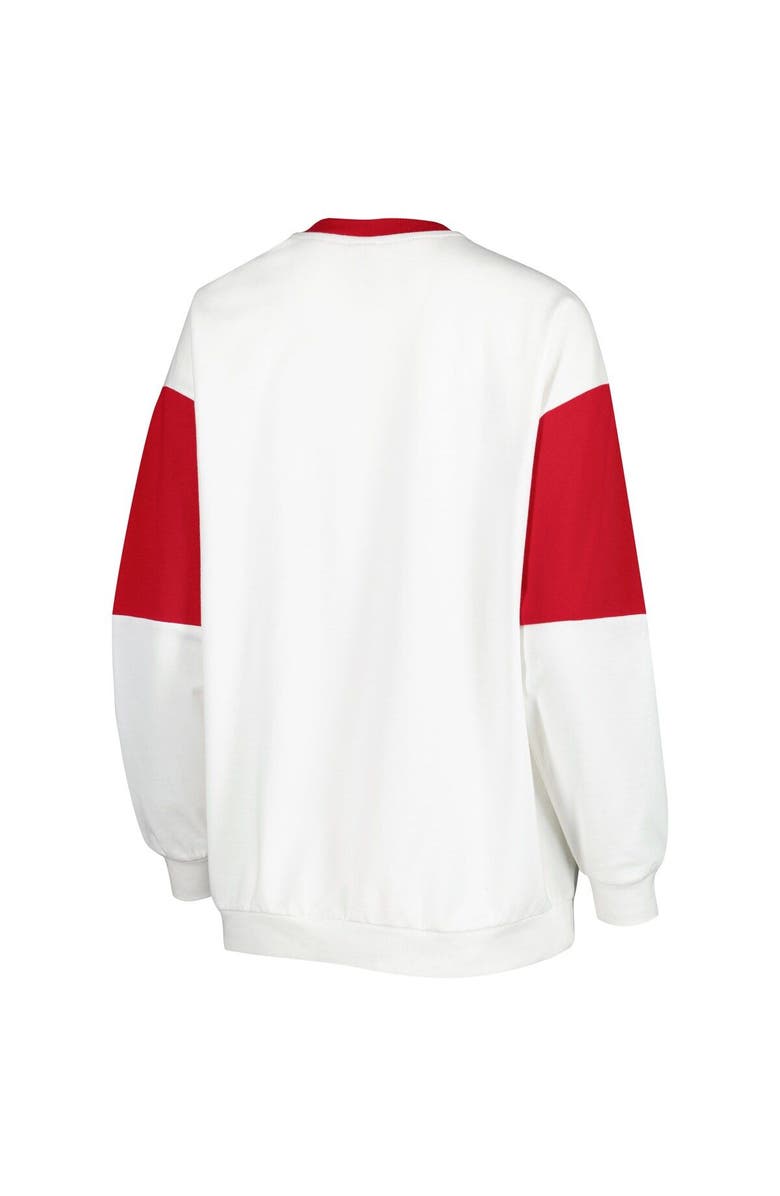 GAMEDAY COUTURE Women's Gameday Couture White Arkansas Razorbacks It's A Vibe Dolman Pullover Sweatshirt, Alternate, color, White