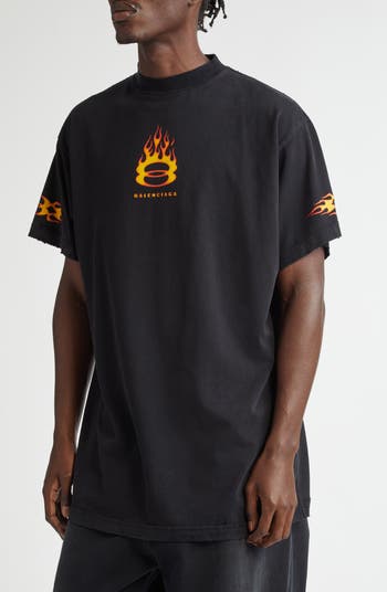 Balenciaga Burning Unity Oversize Graphic T-Shirt | Nordstrom Balenciaga Burning Unity Oversize Graphic T-Shirt | Nordstrom