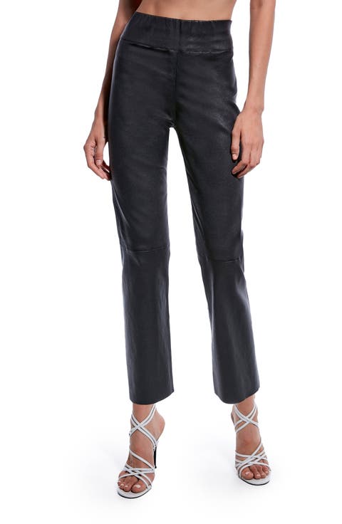 Reagan Stretch Leather Leggings