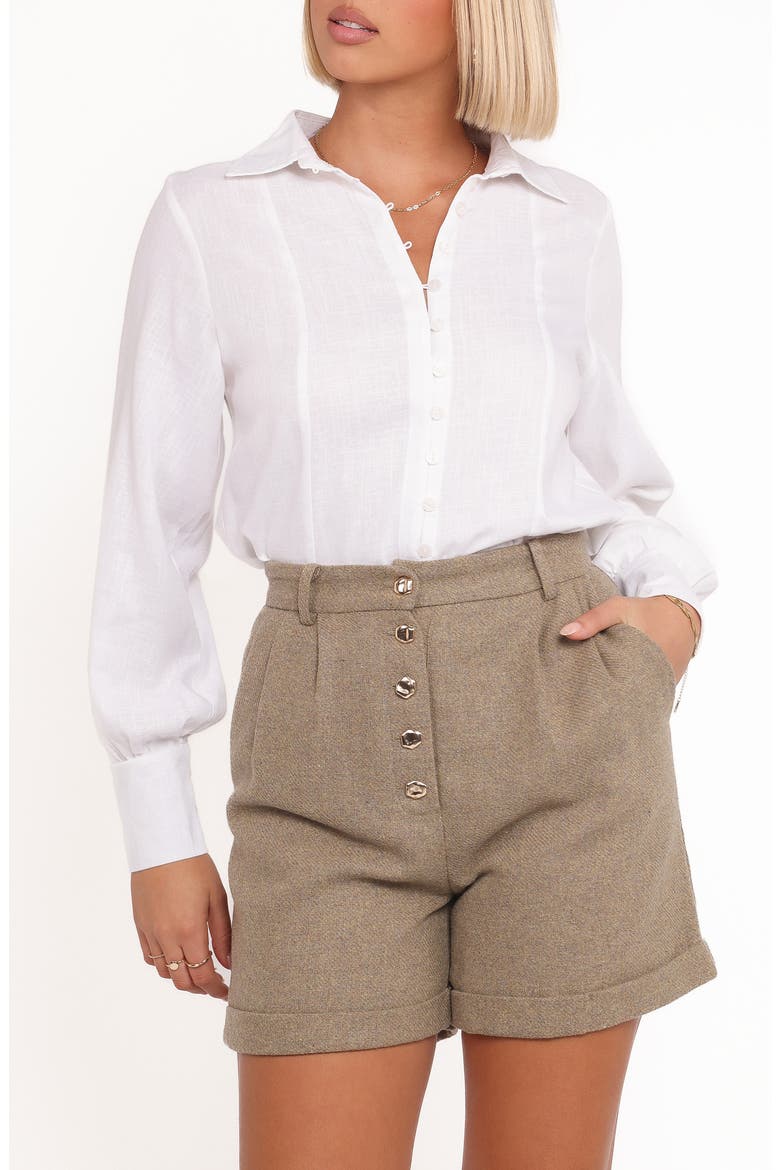 Briggs Long Sleeve Woven Shirt, Main, color, WHITE