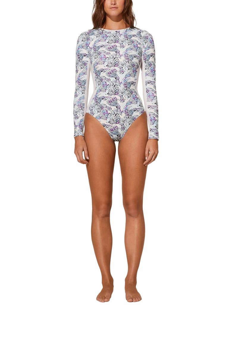 Vilebrequin Women's Isadora Fish UV Protection One-Piece Rashguard, Main, color,