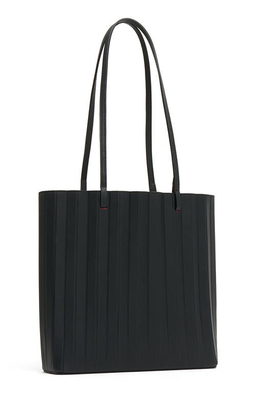 Mansur Gavriel Filo Pleated Tote in Black/flamma at Nordstrom