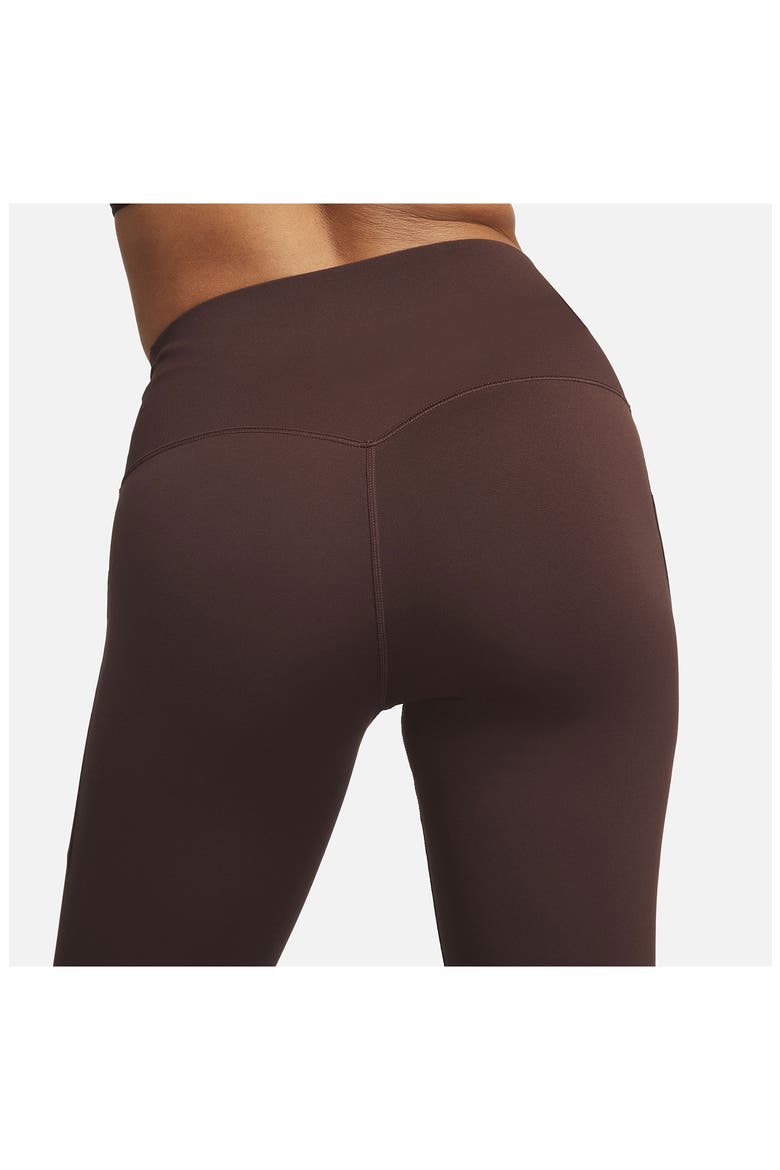 Universa Medium Support High Waist Crop Leggings, Alternate, color, EARTH/BLACK