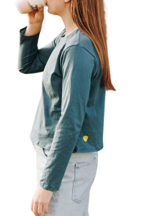 Whisper Long Sleeve Cotton Tee