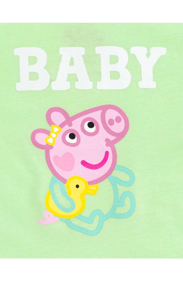 Peppa Pig Short Sleeve T-Shirt, Alternate, color, Mint Baby Pig