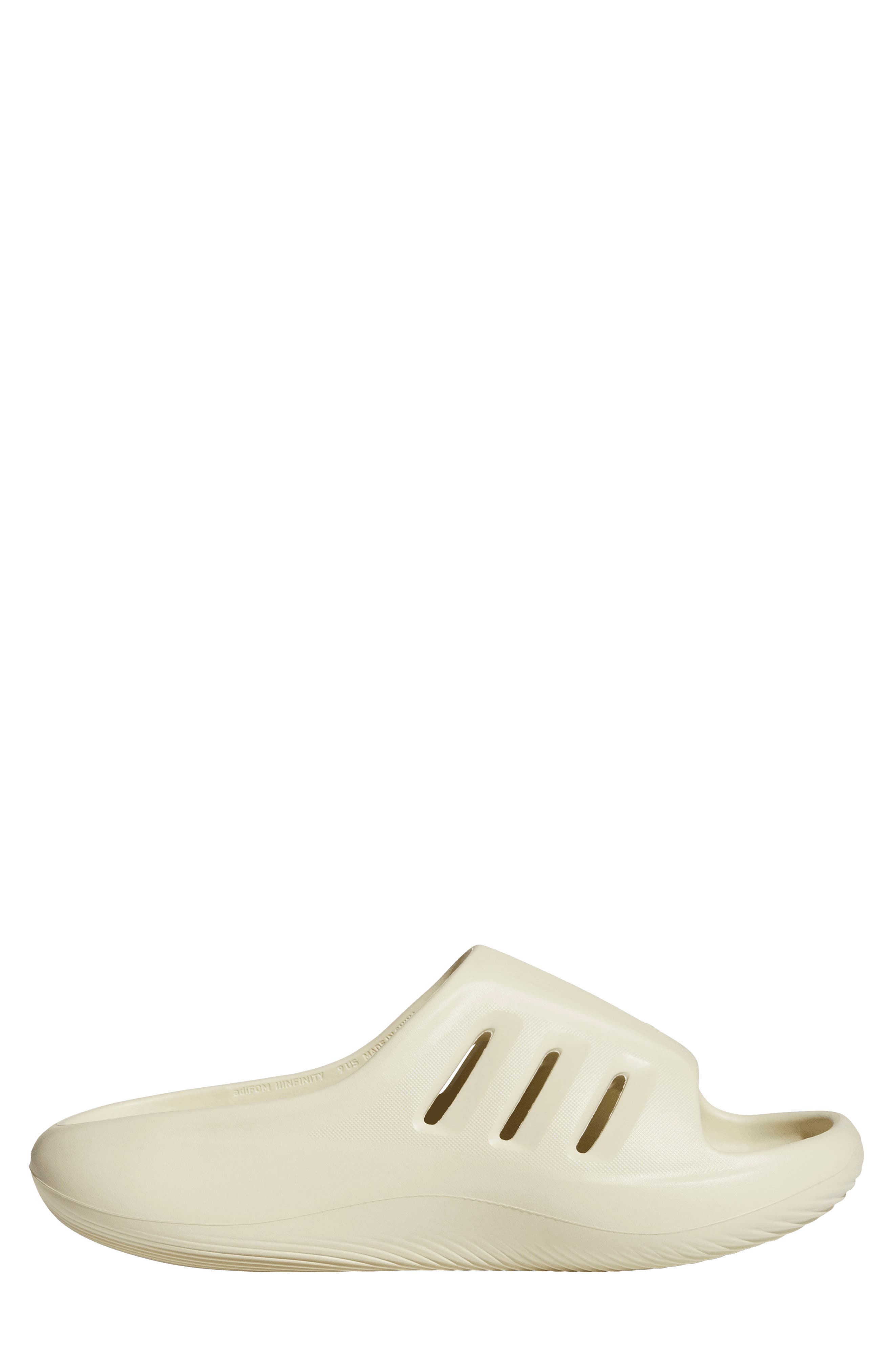 adidas Gender Inclusive Adifom Iiinfinity Slide Sandal, Alternate, color, Linen/ Linen/ Linen