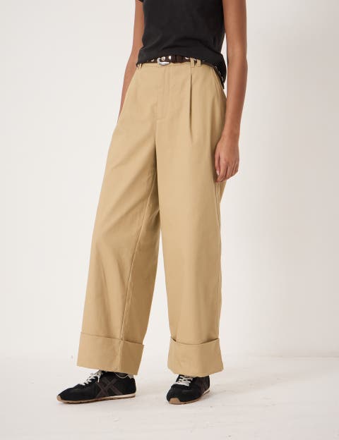 Tori Turn Up Wide Leg Pants