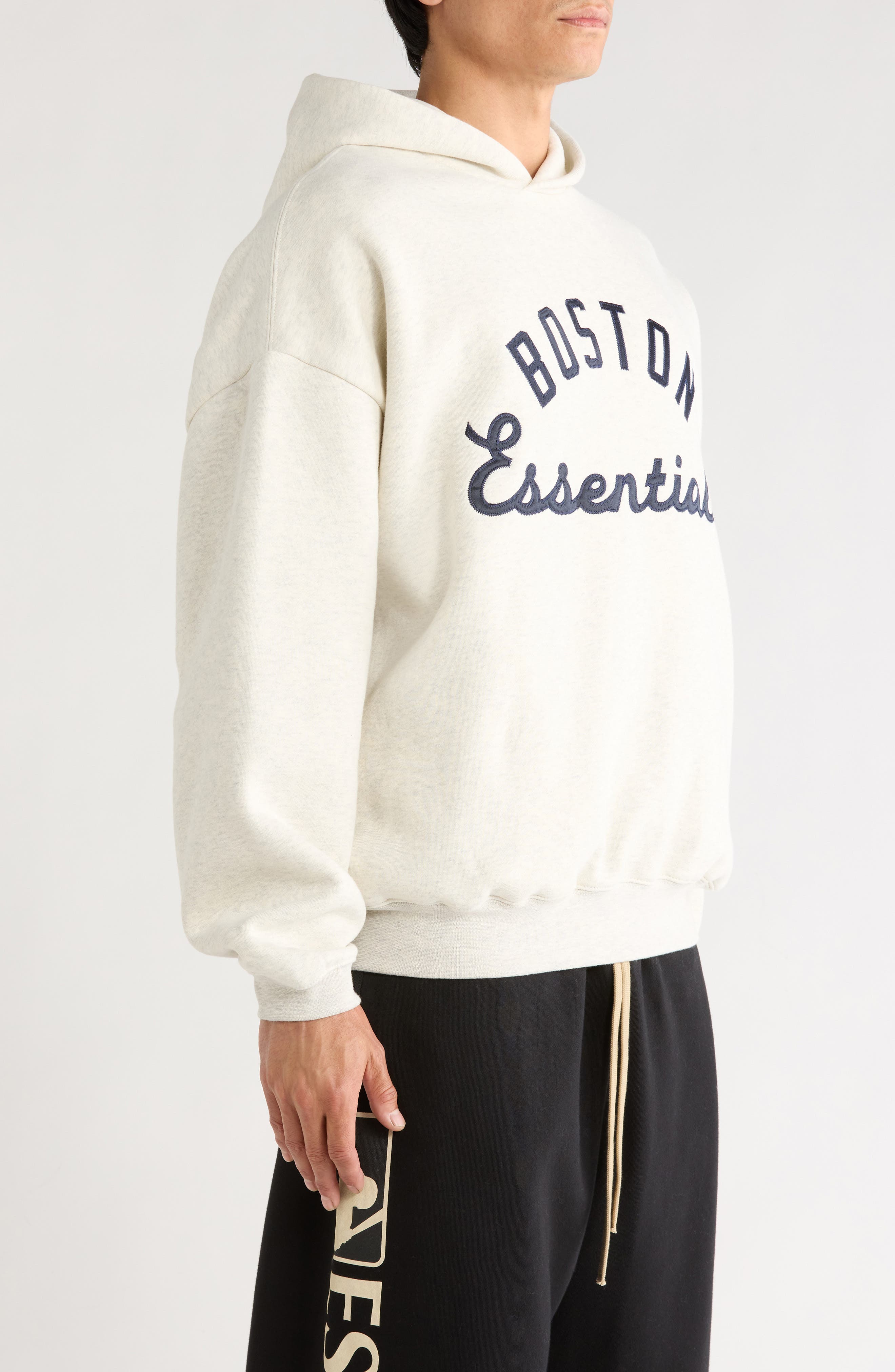 トップス nitroFEAR OF GOD ESSENTIALS MLBHOODIE Fear of God Essentials x MLB Red Sox Sport Cotton Blend Graphic