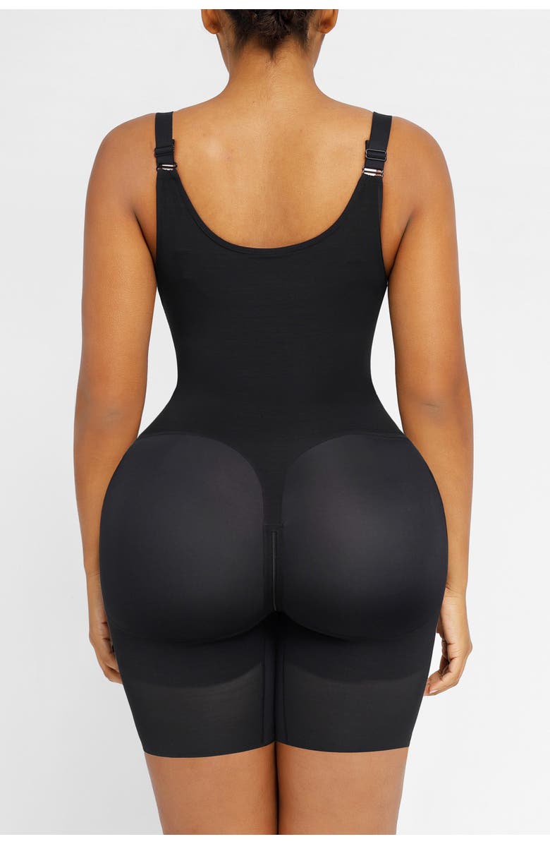 Shapellx Curve Code X Comfy Sculpting Bodysuit, Alternate, color, Onyx Black