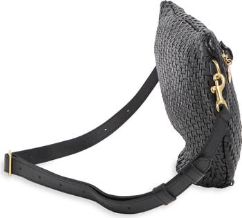 Grande Woven Leather Belt Bag