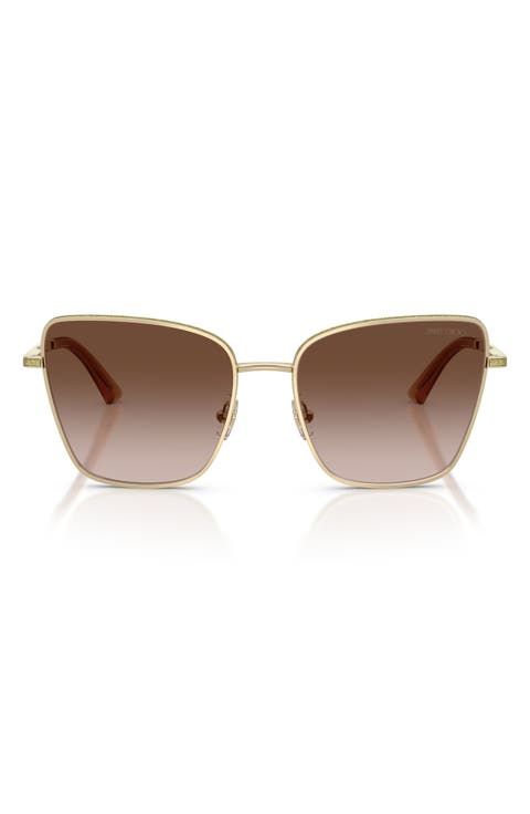55mm Gradient Square Sunglasses