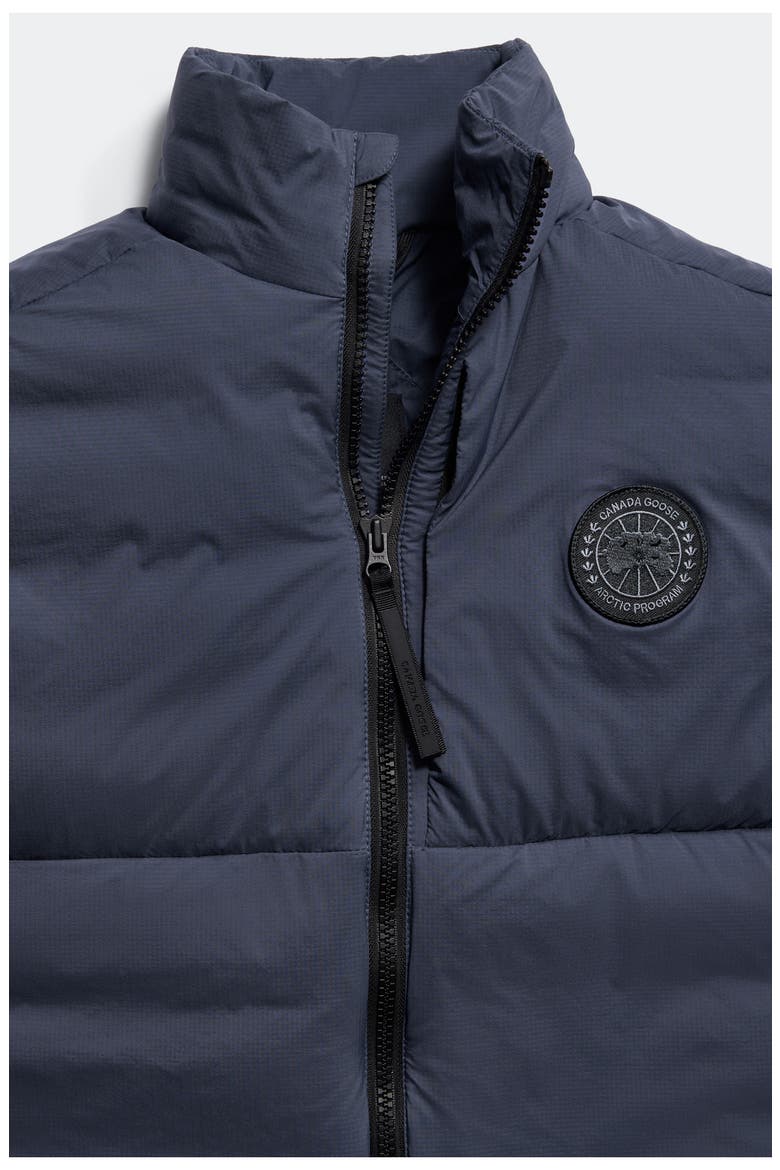 Lodge Packable 750 Fill Power Down Vest, Alternate, color, DUSK BLUE