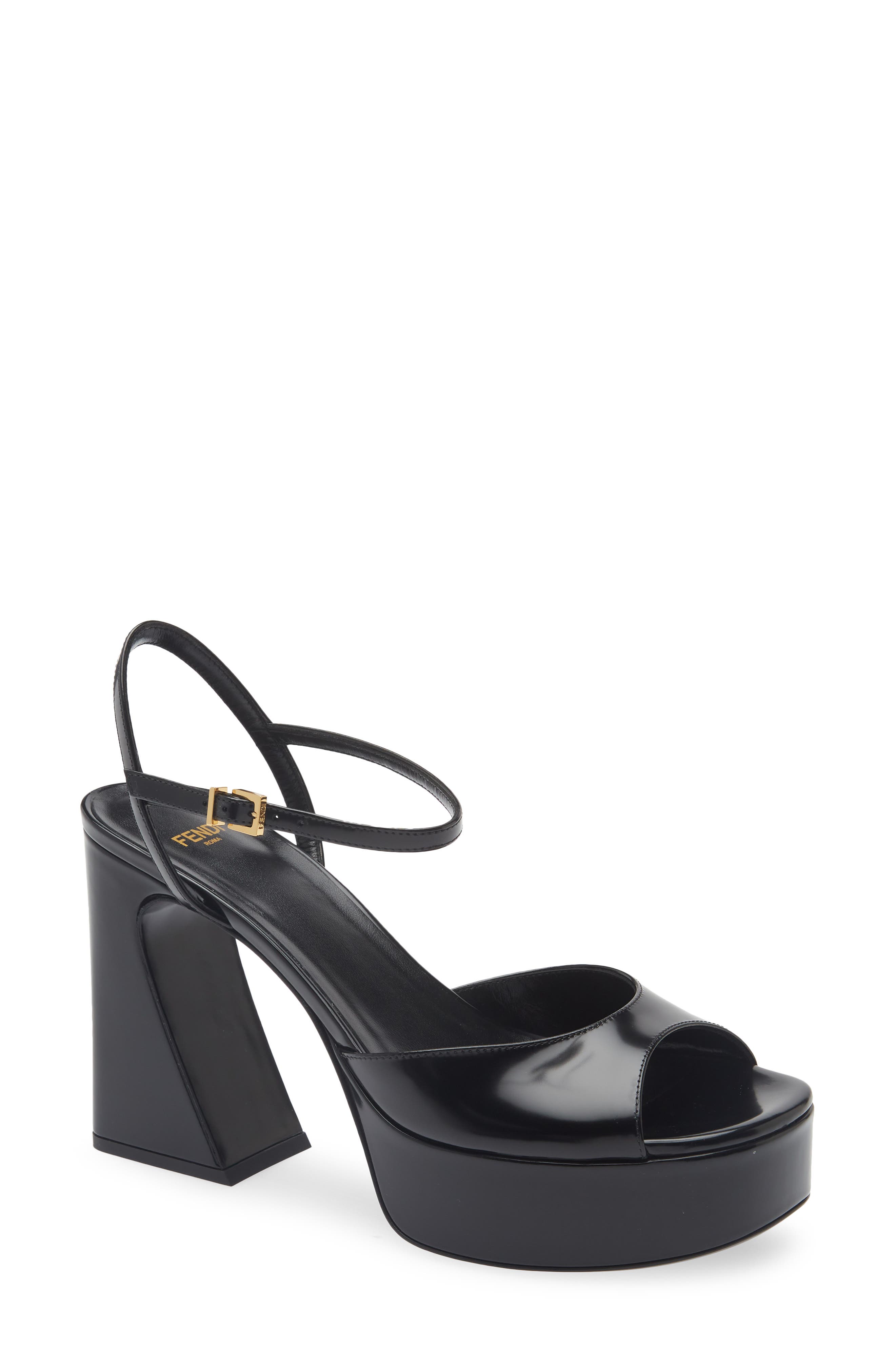 Arco Platform Sandal, Main, color, NERO