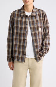 Rhythm Alex Check Long Sleeve Button Up Shirt