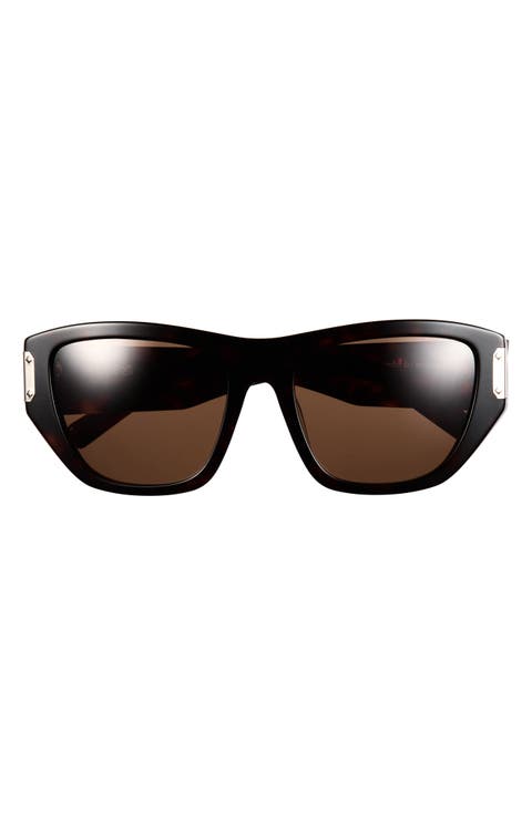 55mm Cat Eye Sunglasses