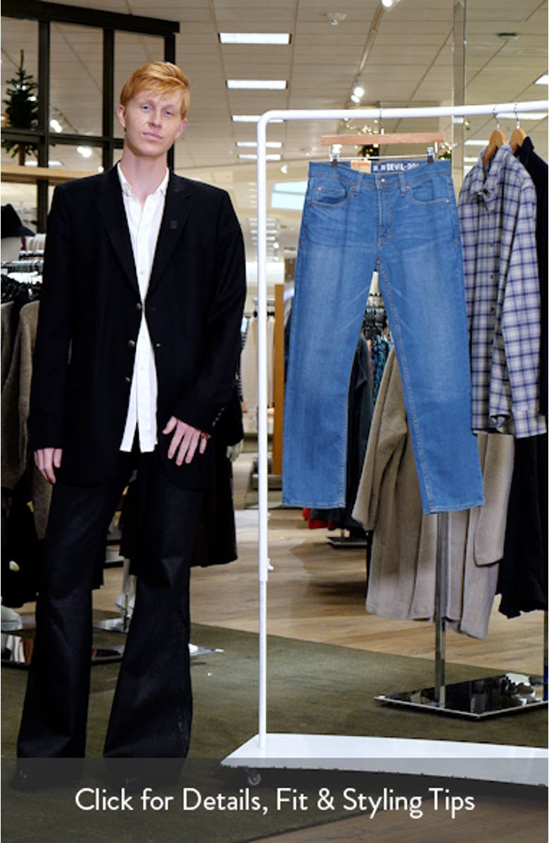 Slim Straight Leg Performance Jeans, sales video thumbnail