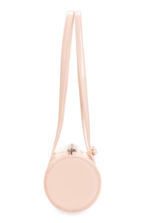 Sandy Liang Pencil Case Leather Handbag In Pink
