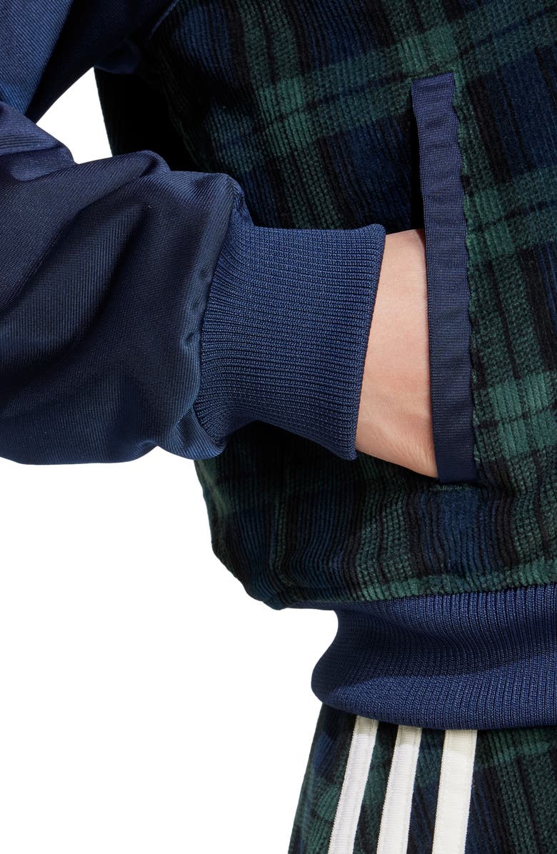 adidas Originals Tartan Corduroy Collegiate Jacket, Alternate, color, 