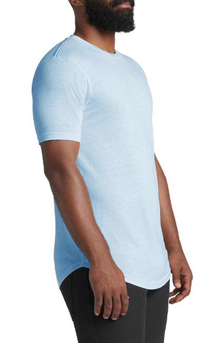 Goodlife Scallop Crewneck T-Shirt, Alternate, color, Cool Blue