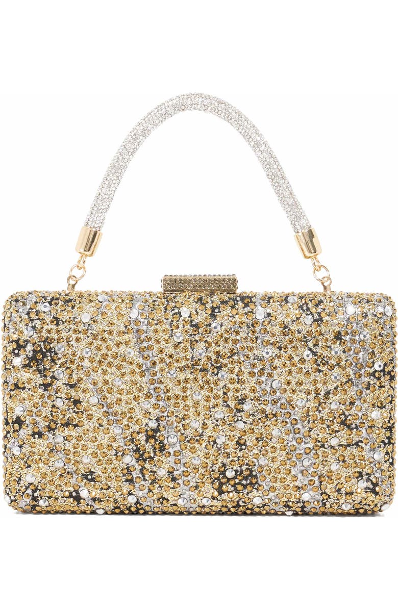 Dune London Beauti Rhinestone Clutch, Alternate, color, Black