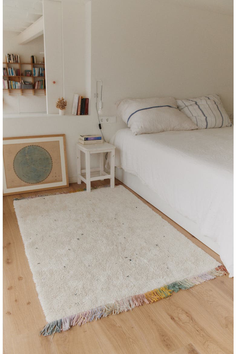 Stardust Cotton Blend Washable Rug, Alternate, color, NATURAL
