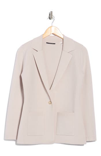 T Tahari Sweater Jacket In Neutral
