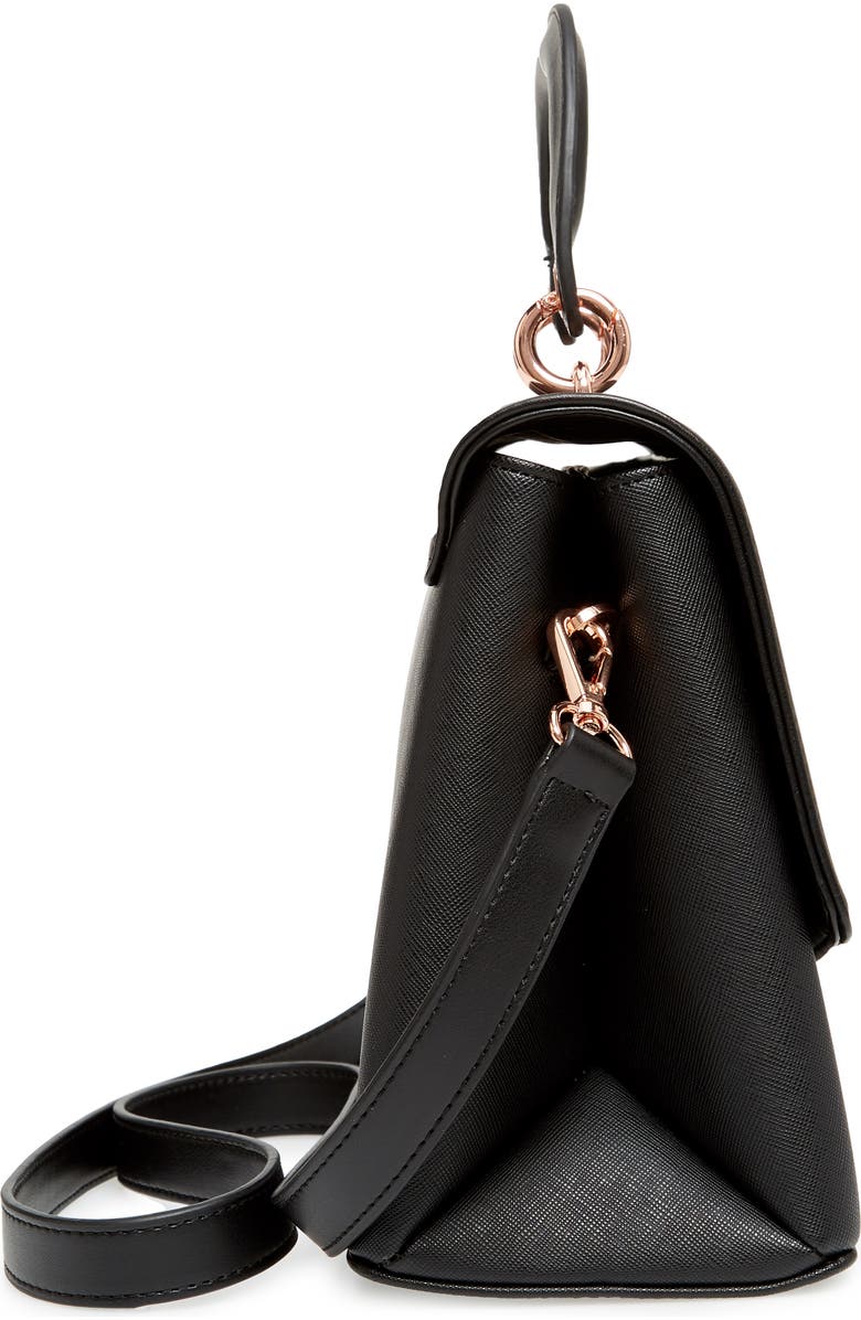 Ted Baker London Keiira Lady Bag Faux Leather Top Handle Satchel, Alternate, color,