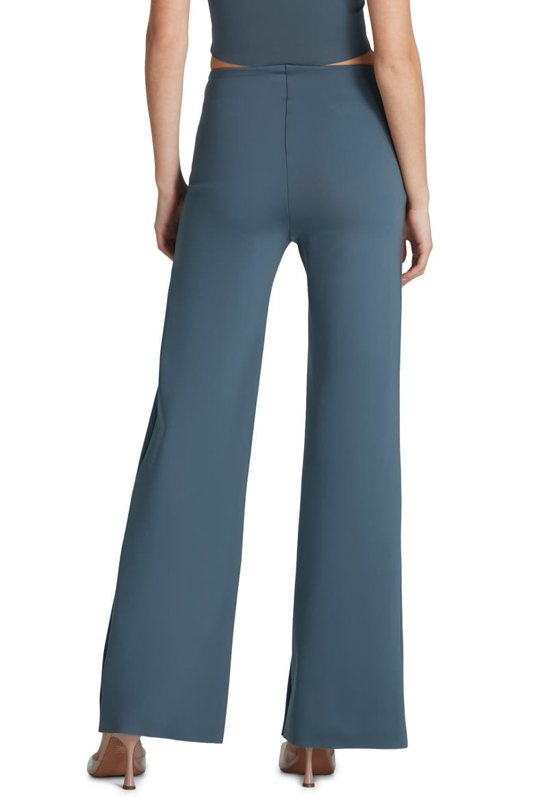 Wide Leg Neoprene Leggings, Alternate, color, STORM