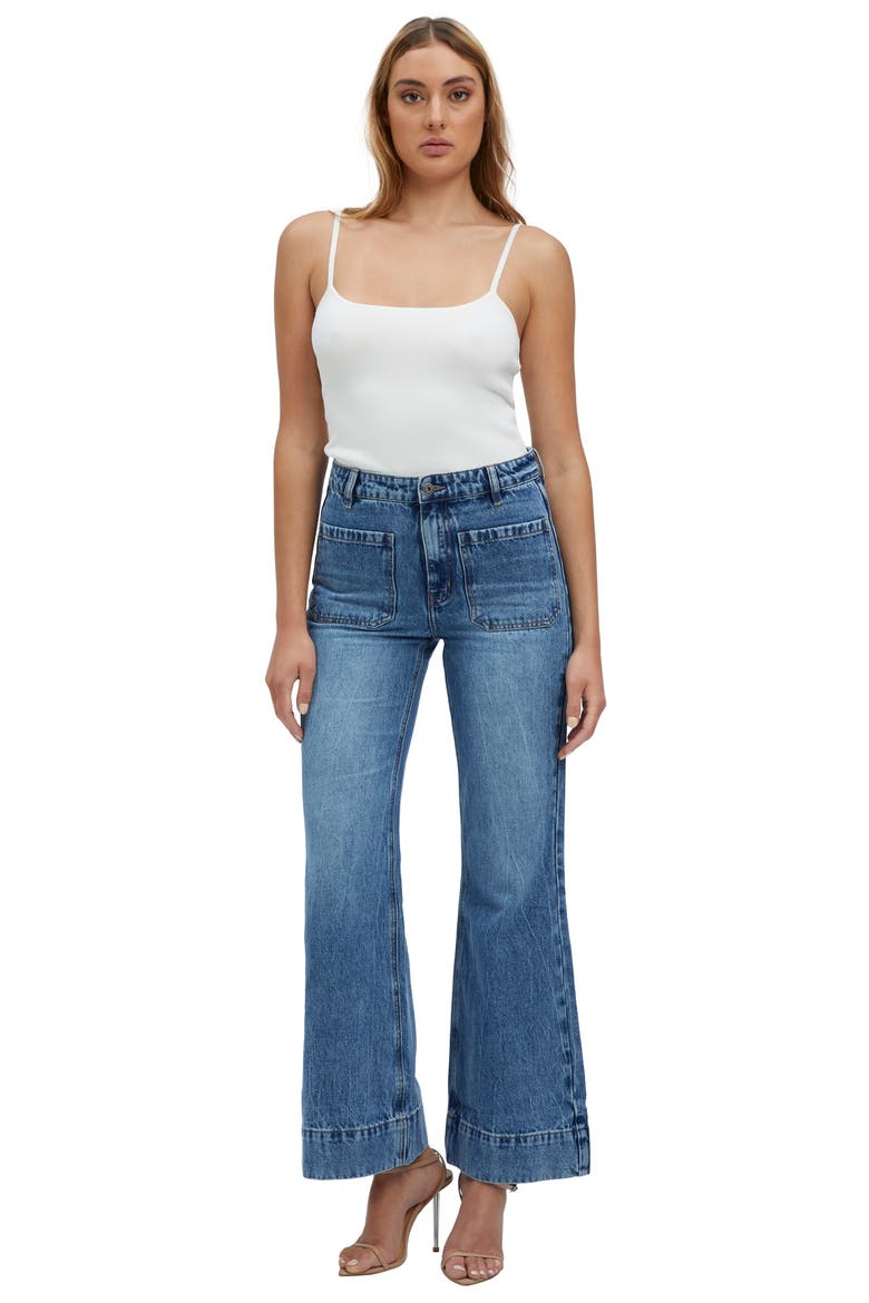 Lincoln Flare Jeans, Alternate, color, VINTAGE