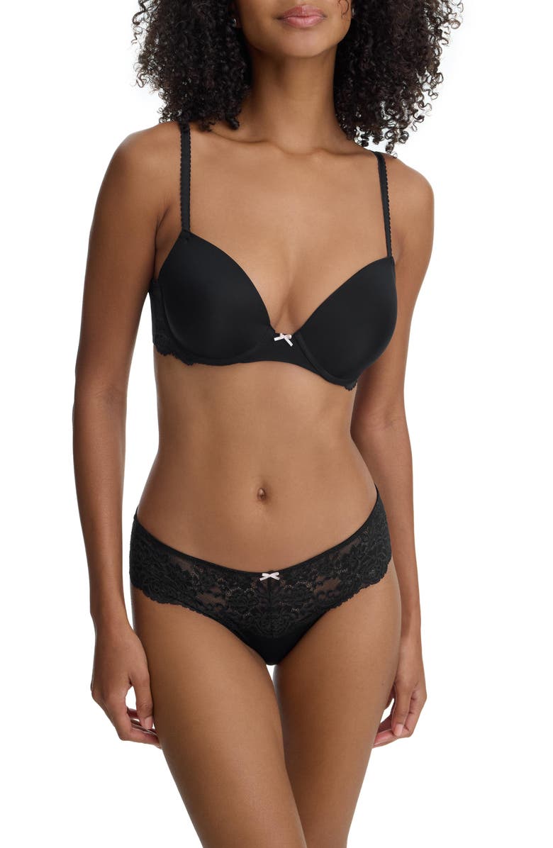 Skarlett Blue Captivate Full Coverage T-Shirt Bra, Alternate, color, Black