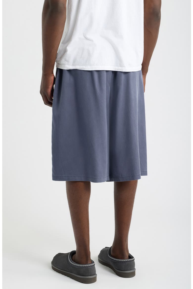 Vintage Wash Twill Basketball Shorts, Alternate, color, BLUE