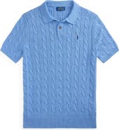 Polo Ralph Lauren Cable Short Sleeve Polo Sweater