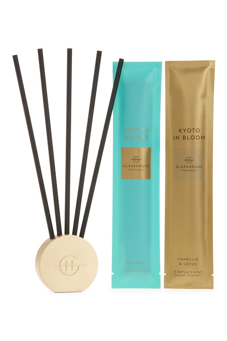 Scent Scene™ Duo Liquidless Fragrance Diffuser & Scents, Alternate, color, KYOTO IN BLOOM