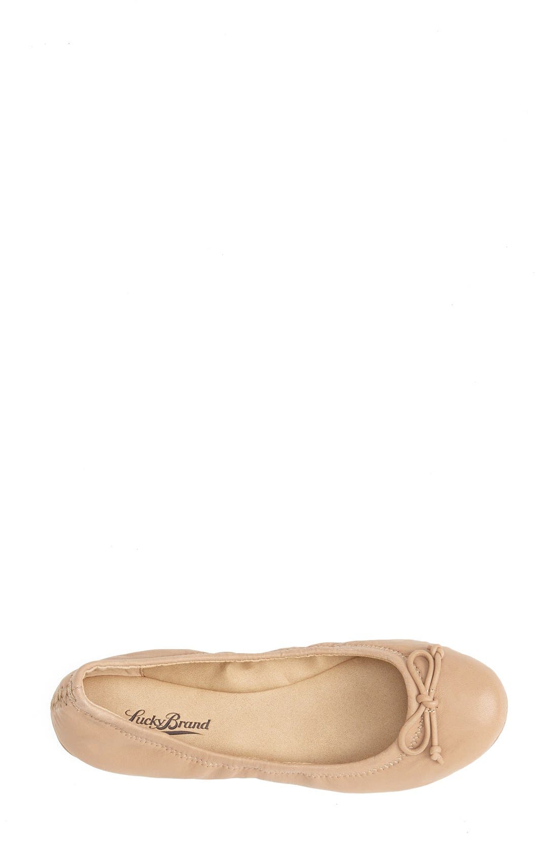 'Eadda' Flat (Nordstrom Exclusive), Alternate, color, NUDE