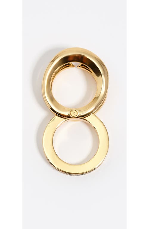 Bimba Y Lola Triple Modular Ring In Gold