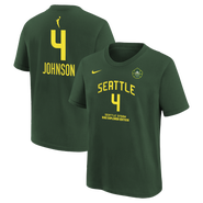 Nike Youth Nike Flau'jae Johnson Green Seattle Storm Explorer Edition Name & Number T-Shirt