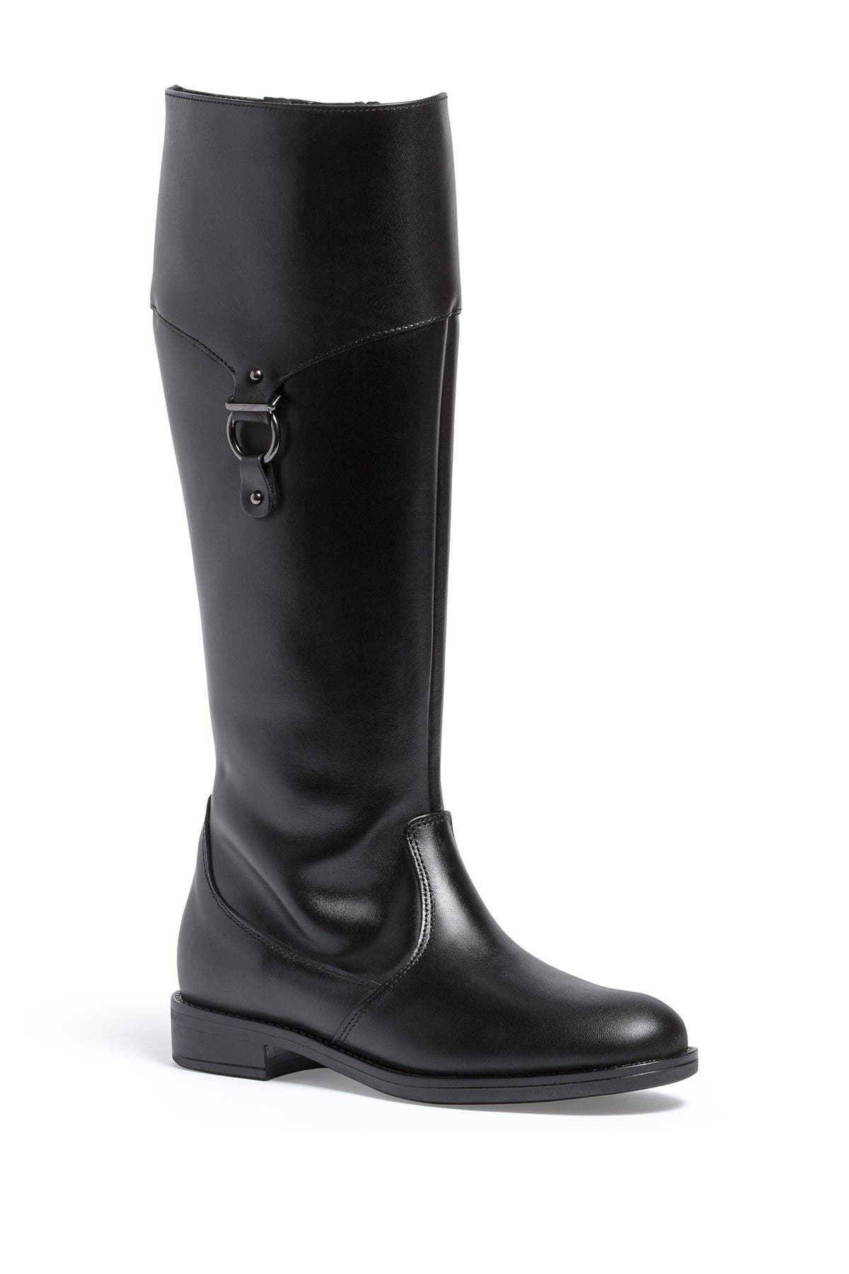 ITALIAN SHOEMAKERS Gilda Leather Knee-High Boot, Main, color, 