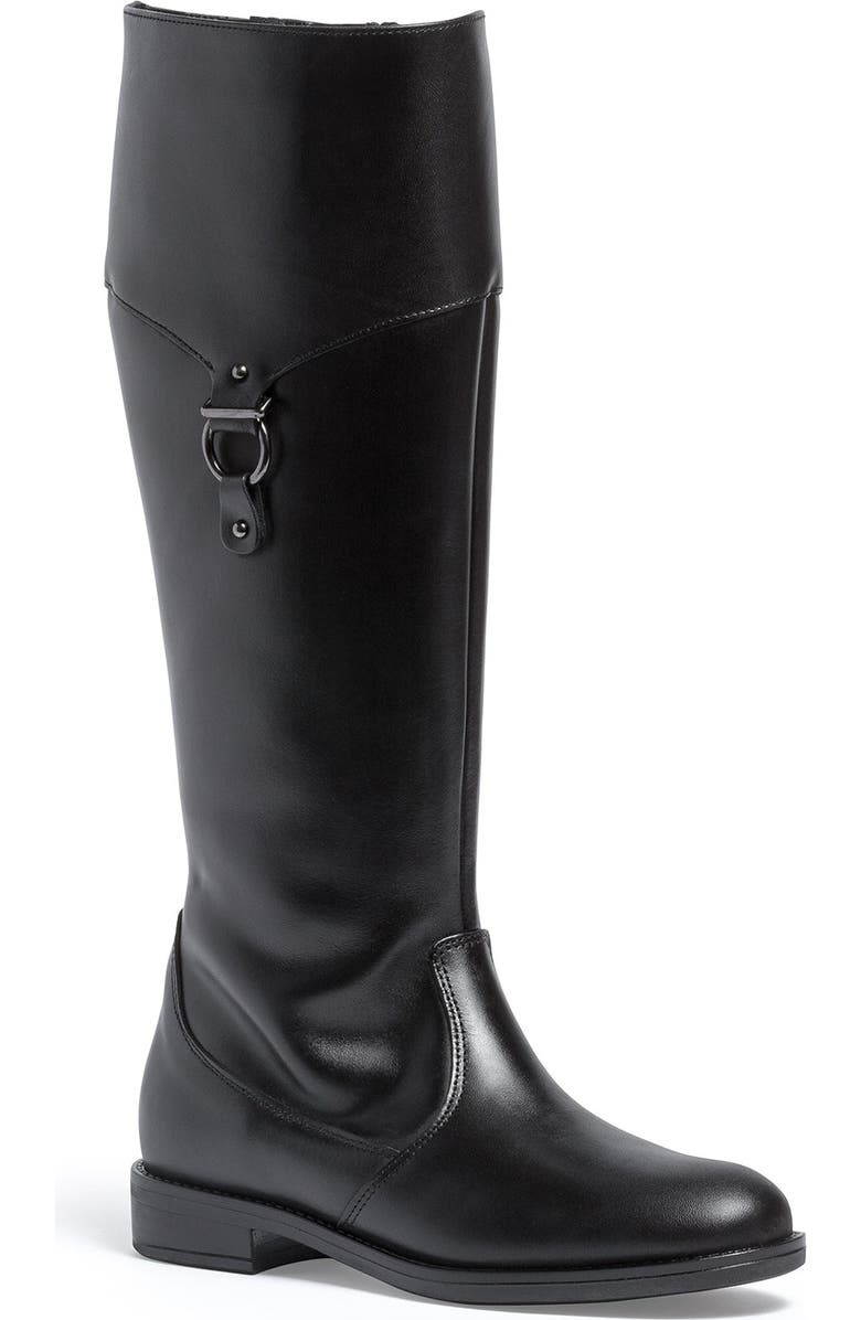 ITALIAN SHOEMAKERS Gilda Leather Knee-High Boot, Main, color,