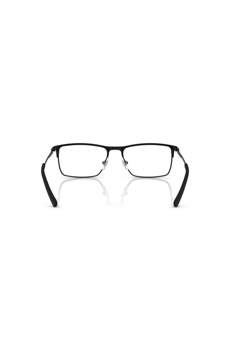 55mm Rectangle optical glasses, Alternate, color, Black