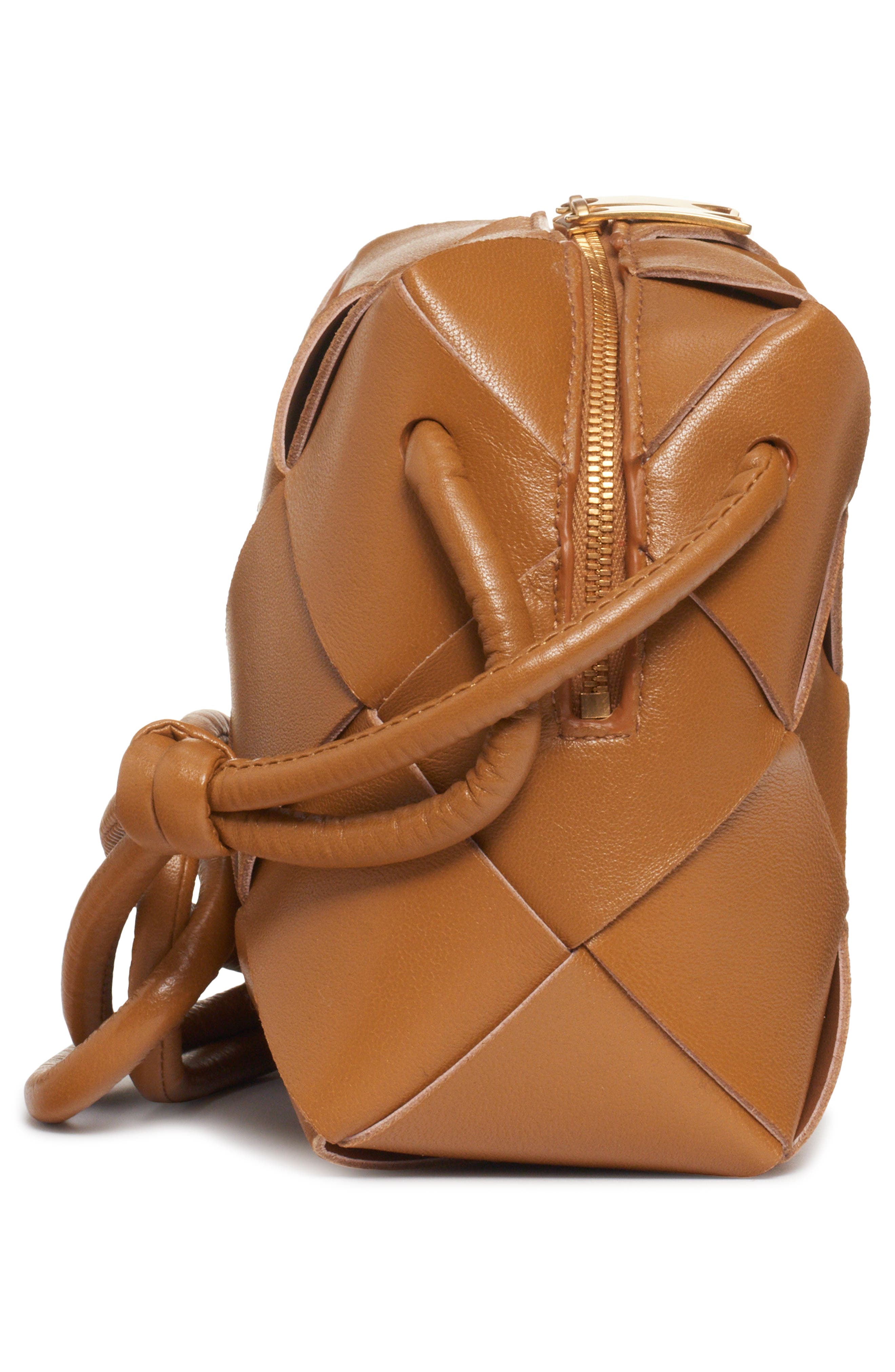 Bottega Veneta Mini Intrecciato Leather Crossbody Bag, Alternate, color, 