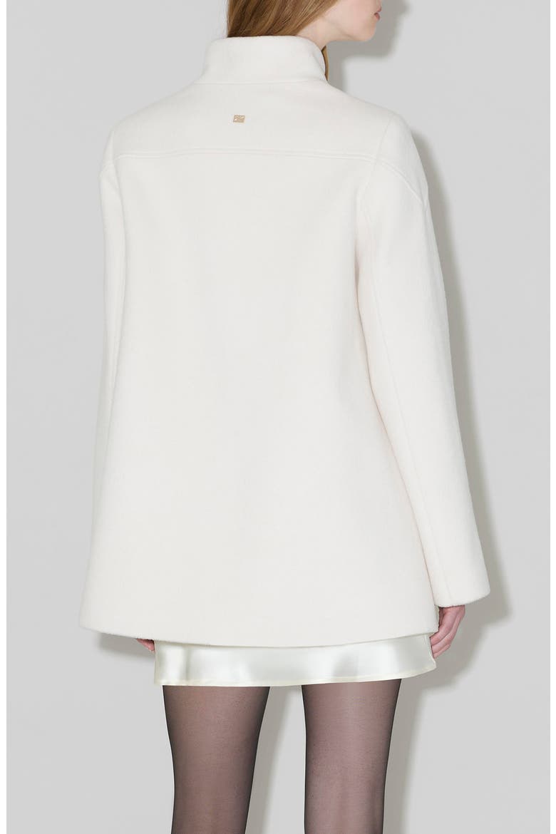 Abilene Wool Blend Convertible Cape Coat, Alternate, color, POWDER