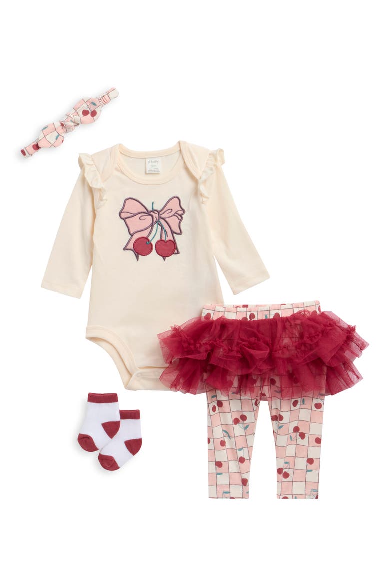 Assorted 4-Piece Set, Main, color, OFF WHITE CHERRIES