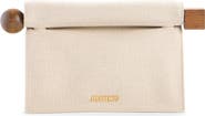 Jacquemus La Pochette Rond Carré Canvas Clutch